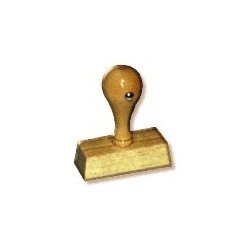 Holzstempel 4 zeilig bis 2 cm lang