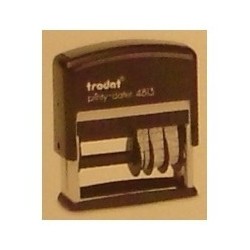 printy Selbstfärber 4813 26x9mm Datum blau