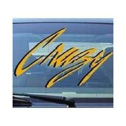 Autoaufkleber " Crazy "